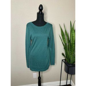 Valette jade green tunic sweater size medium